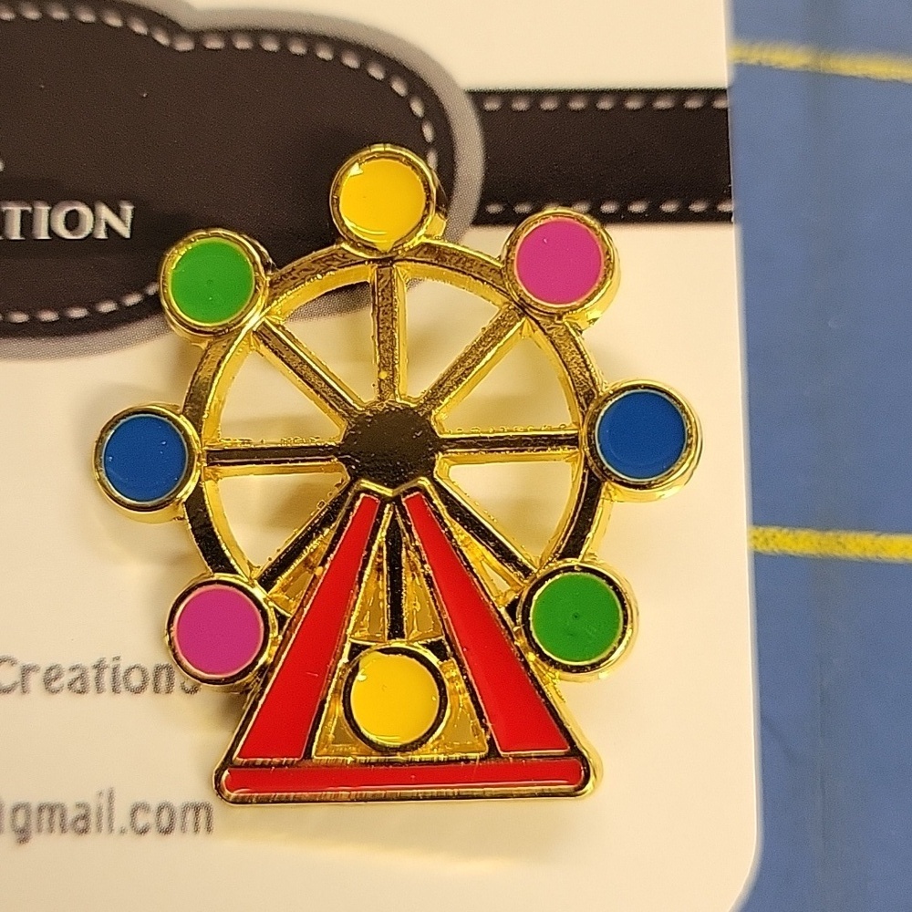 Ferris Wheel 1.25" Tack Pin